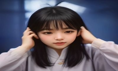 在森林中行走的人，阳光透过树叶形成光柱，周围薄雾弥漫，自然环境触发飘飘欲仙感